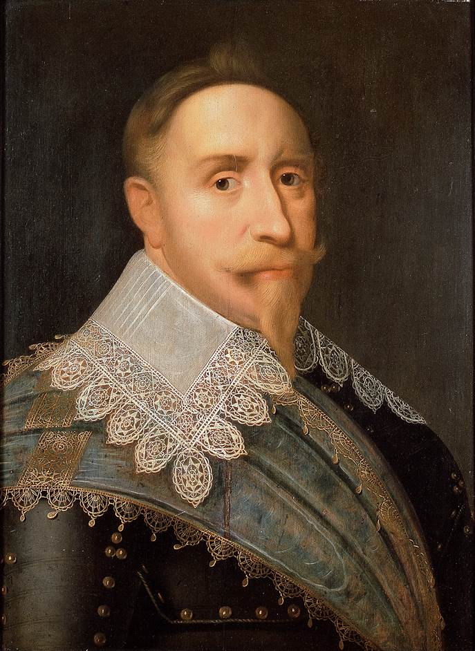 Portr�tt av Gustav II Adolf